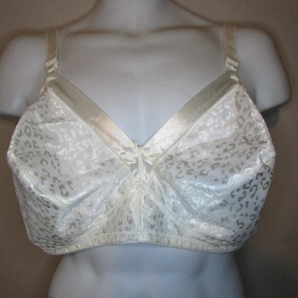 JUST MY SIZE by HANES BRA C50/115 Wht Lot of 2 - Picture 1 of 8